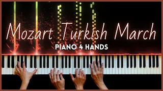 Mozart Turkish March - Rondo Alla Turca [4 hands piano arrangement]