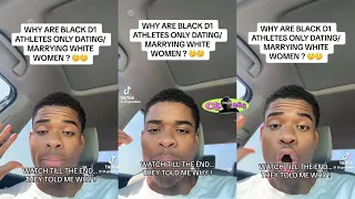 Why D1 Athletes "Black Men"  Date/Marry White Women