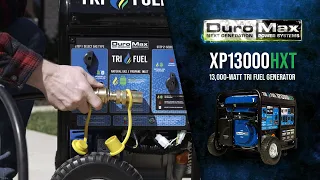 Weather Any Storm  - The DuroMax Tri Fuel HXT Generator Will Keep Your Lights On!