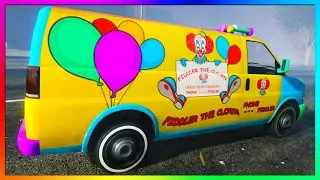 GTA 5 ONLINE - SECRET CLOWN CAR! - How To Use Clown Van FREE In GTA 5 Online! (GTA V)