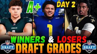 2024 NFL Draft Grades | Day Two | WINNERS & LOSERS