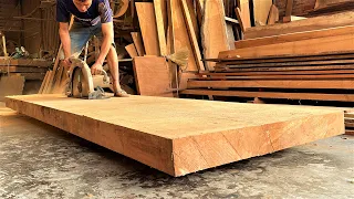 Heavy Giant Monolithic Furnitures Mr Van // Masterful Woodworking Crafts & Unmatched Products