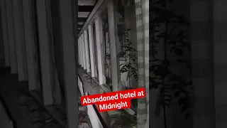 creepy abandoned hotel Halloween night #scary #paranormal #creepy #haunted #abandoned #urbex #horror