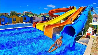 Blue Kamikaze Water Slide at Trend Aqua Park