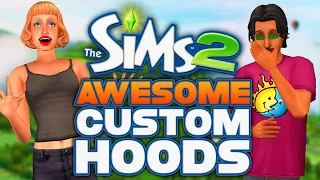 Check Out These Really Cool Hoods!! | The Sims 2 Custom Hood Showcase Part 1