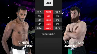 Винициус Круз vs. Зелимхан Амиров | Vinicius Cruz vs. Zelimkhan Amirov | ACA 164