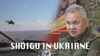 Russia DM Shoigu inspects Russian troops in Ukraine, presents state awards to soldiers.