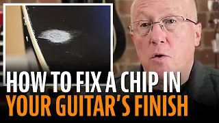 Fixing a small chip in a guitar finish