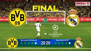 Borussia Dortmund vs Real Madrid | Penalty Shootout | Final Champions League 2024 | PES Gameplay