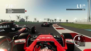 F1 2015 - Last To First? - 100% Race at Yas Marina Circuit, Abu Dhabi (PS4 Gameplay)