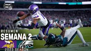 Minnesota Vikings vs. Philadelphia Eagles | Semana 2 NFL 2023 | Resumen Highlights | 14 Sep, 23