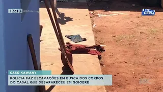 Polícia faz escavações em busca dos corpos do casal que desapareceu em Goioerê