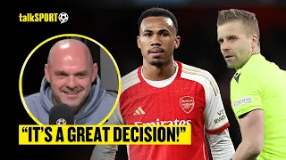 Danny Murphy PRAISES Referee For NOT Giving Bayern Munich A Penalty After Gabriel's Handball 👀