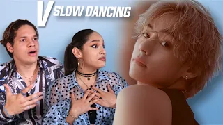 HIGH QUALITY MUSIC! Waleska & Efra react to V 'Slow Dancing' Official MV