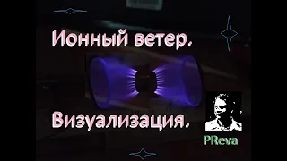 Ионный ветер. Визуализация дымом.