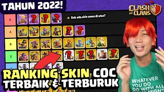 RANKING SKIN COC Terbaik & Terburuk TAHUN 2022