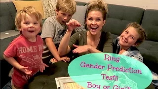 Boy or Girl?! Can A Ring Predict My Baby's Gender?!