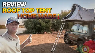 DIY and Review Roof Top Tent Home Made