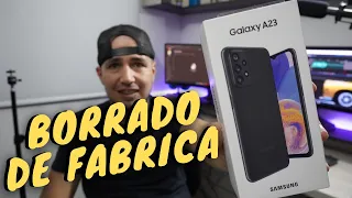 SAMSUNG GALAXY A23  ☑️Restaurar De Fabrica O Borrado General de tu MÓVIL📱#OrientadorMovil