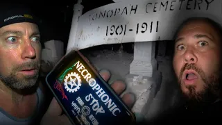 Exploring Nevada's Most Haunted Cemetery With OmarGoshTV! Terrifying  Experience!