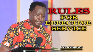 Rules For Effective Service // Rev. Fred Njau