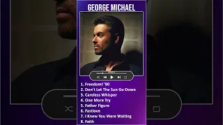 George Michael MIX Grandes Exitos #shorts ~ 1970s Music ~ Top Contemporary Pop Rock, Dance Pop,