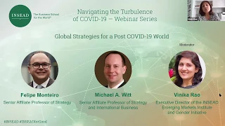 "Global Strategies for a Post COVID 19 World" w/ Felipe Monteiro and Michael Witt