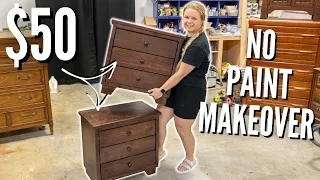 DIY Nightstand Makeover | Transforming Outdated Wooden Furniture