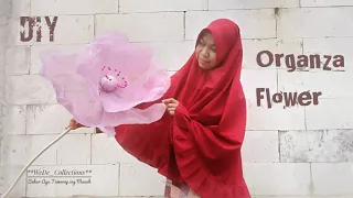 DIY Giant Organza Flower || Organza Standing Flower by @WeDeCollectube