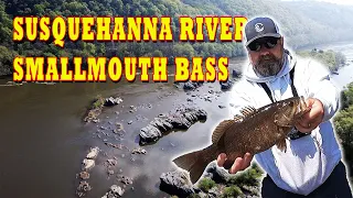 Smallmouth bass fishing on Susquehanna River. Spring 2023.