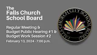 Falls Church School Board Meeting - February 13, 2024