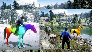 Arthur catch a beautiful Horses - Red Dead Redemption 2 Gameplay.