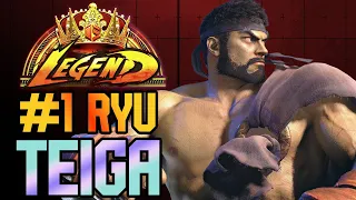 SF6 ♦ WATCH OUT for this new Rank #1 Ryu! (ft. Teiga)