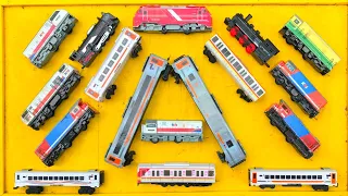 Merakit Dan Unboxing Mainan Kereta Api Cc203,Kereta Api Cc206 Kereta Api Uap Rail King-Kereta mamang