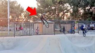 SICK BMX ONLY PARK SESSION AT MOSQUEDA