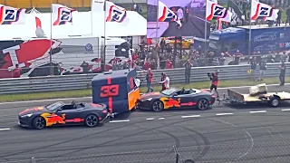 Max Verstappen, Daniel Ricciardo & David Coulthard Demo & Caravan Race Zandvoort May 20, 2018