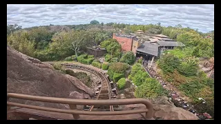 Expedition Everest Front Seat POV | 4K 60fps | Queue + Attraction