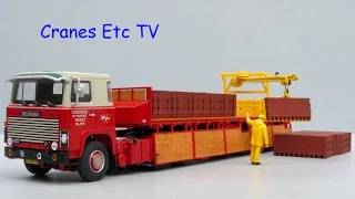 WSI Scania 140 Brick Trailer 'Croonen' by Cranes Etc TV