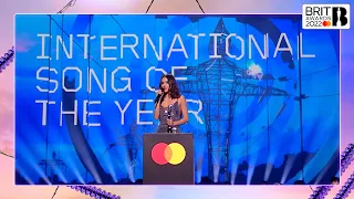 Olivia Rodrigo wins International Song of the Year | The BRIT Awards 2022