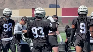 Raiders Defense - first public practice OTA’s Tuesday  May 21, 2024