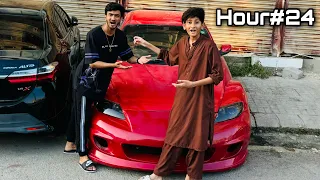 LIVING 24 HOURS in VAMPIRE YT’s SPORTS CAR 🏎️ | Drifting in Manual Rx8😈 | Dracula YT