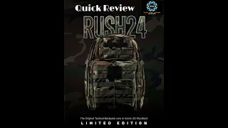 5.11 Tactical Rush 24 2.0 Woodland Camo (Limited Edition) Quick Review