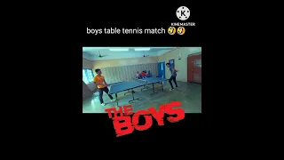 girls vs boys table tennis match😂😂| youtub short