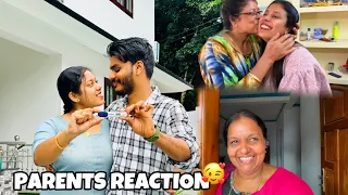 PREGNANCY REVEAL | PARENTS REACTION 😍