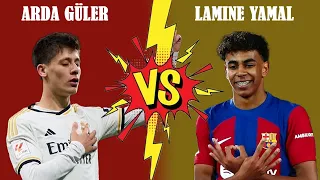 Comparison: Arda Guler VS Lamine Yamal