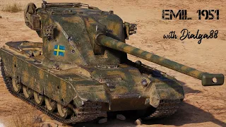 WOT Console II Meet the EMIL 1951 - Never Give Up (Double Battle, Tier X Match)