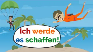 Deutsch lernen | Die Rettung | Wortschatz und wichtige Verben