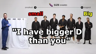 They rank themselves based on their size...