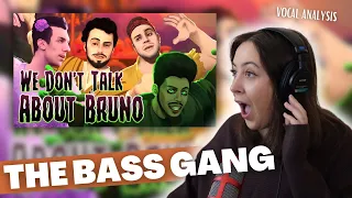 THE BASS GANG - We Don't Talk About Bruno | Vocal Coach Reaction (& Analysis) | Jennifer Glatzhofer