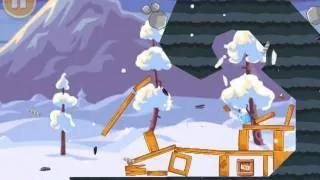 Angry Birds Seasons Level 1-13 - Wreck The Halls - Mighty Eagle - 100% - Total Distruction